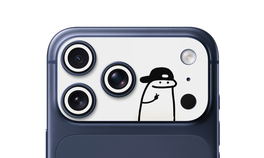 Cool Cap Character – iPhone 17 Pro & 17 Pro Max Camera Skin