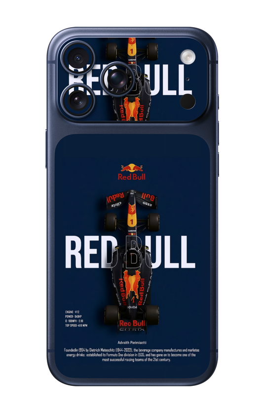 Red Bull Racing F1 Camera & Pocket Edition Mobile Skin for iPhone 17 Pro & 17 Pro Max