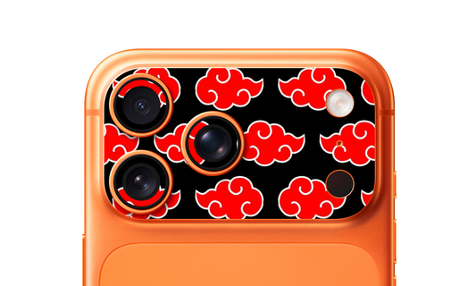 Red Cloud Pattern – iPhone 17 Pro & 17 Pro Max Camera Skin