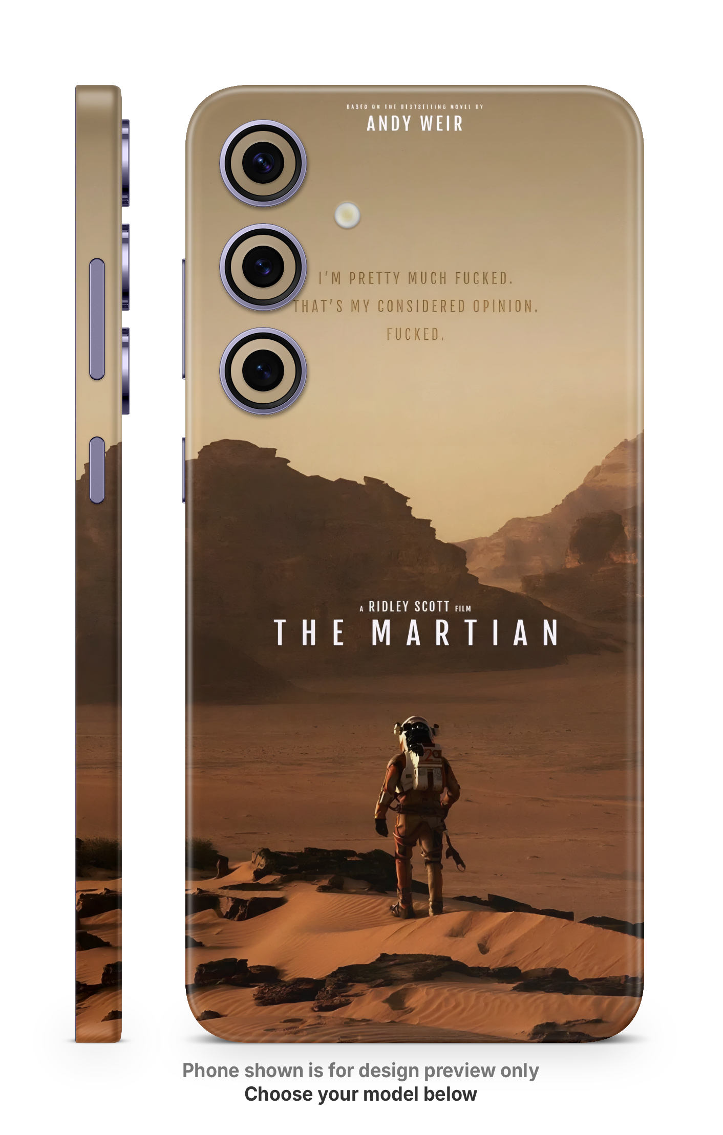 The Martian Mobile Skin