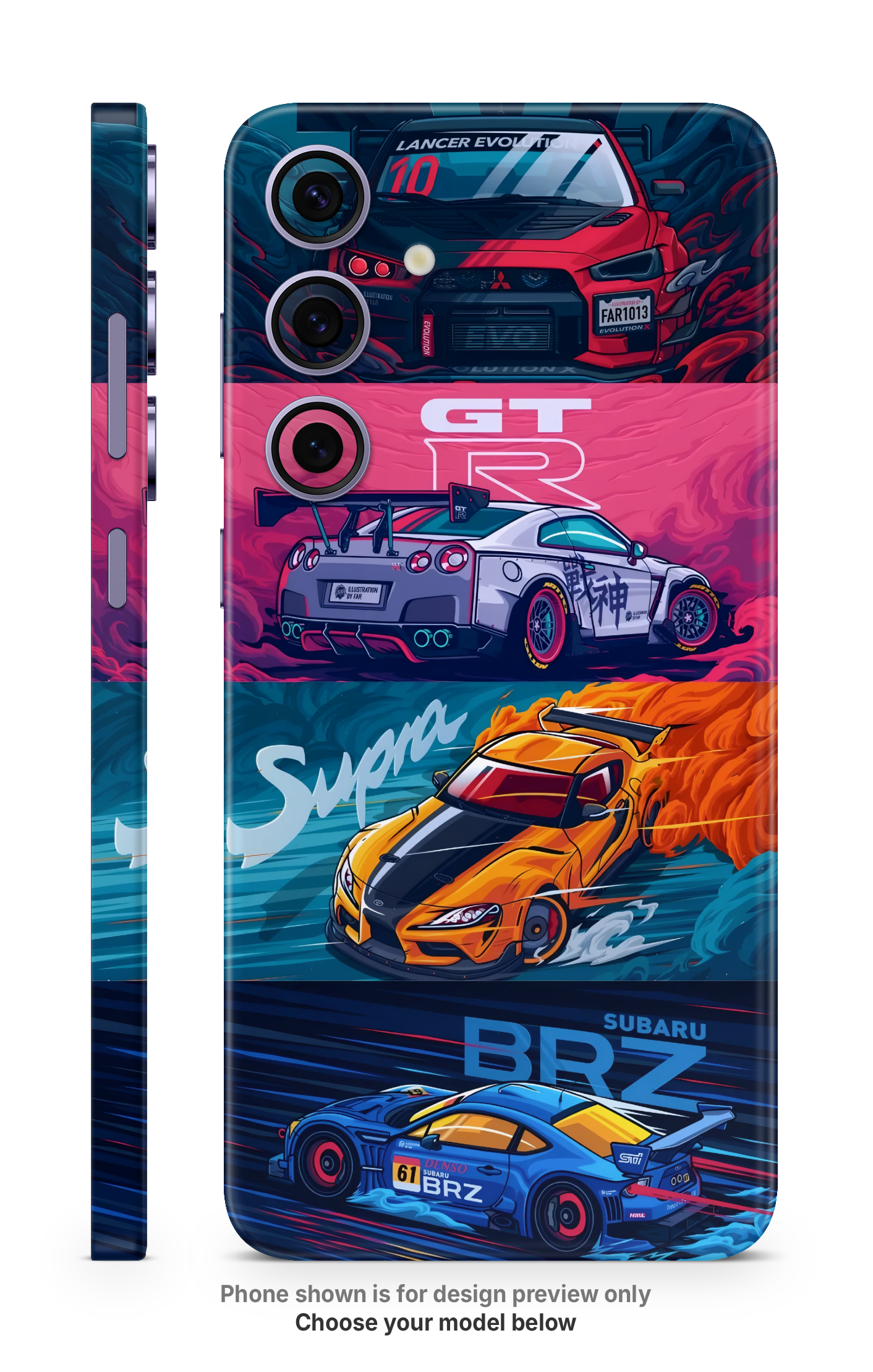 Sports Car Mobile Skin