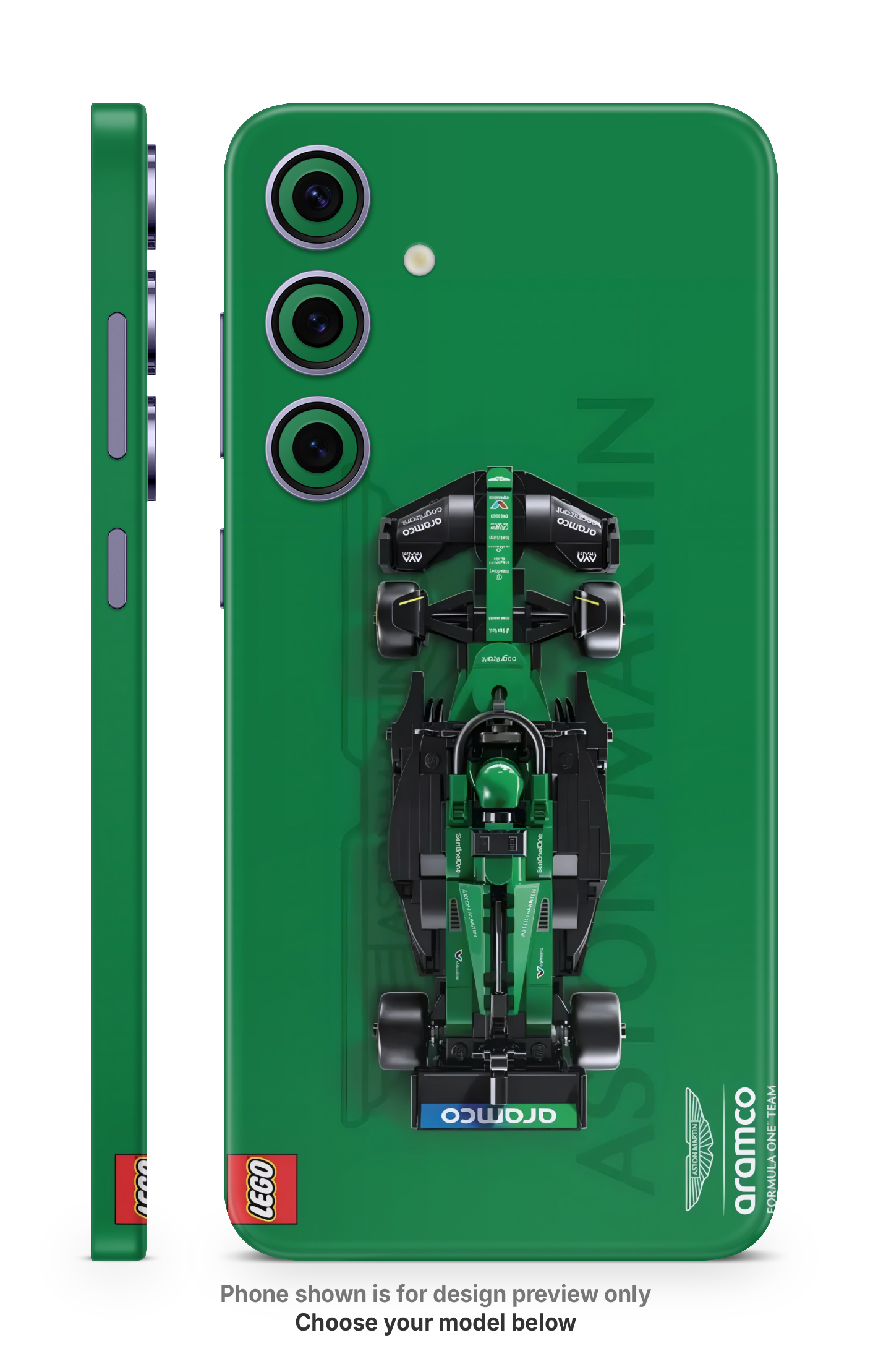 Green F1 Car Mobile Skin