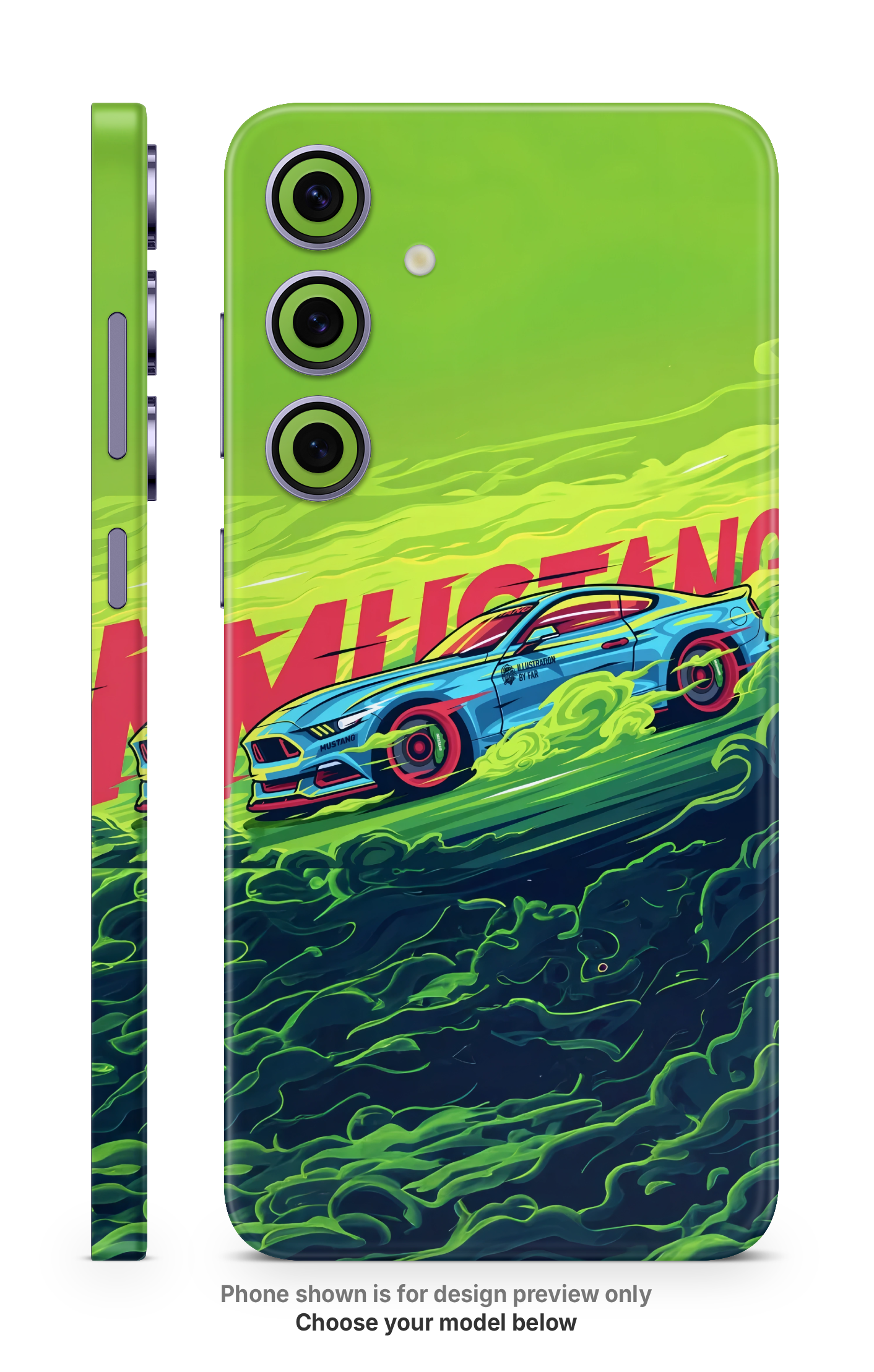 Mustang Car Mobile Skin