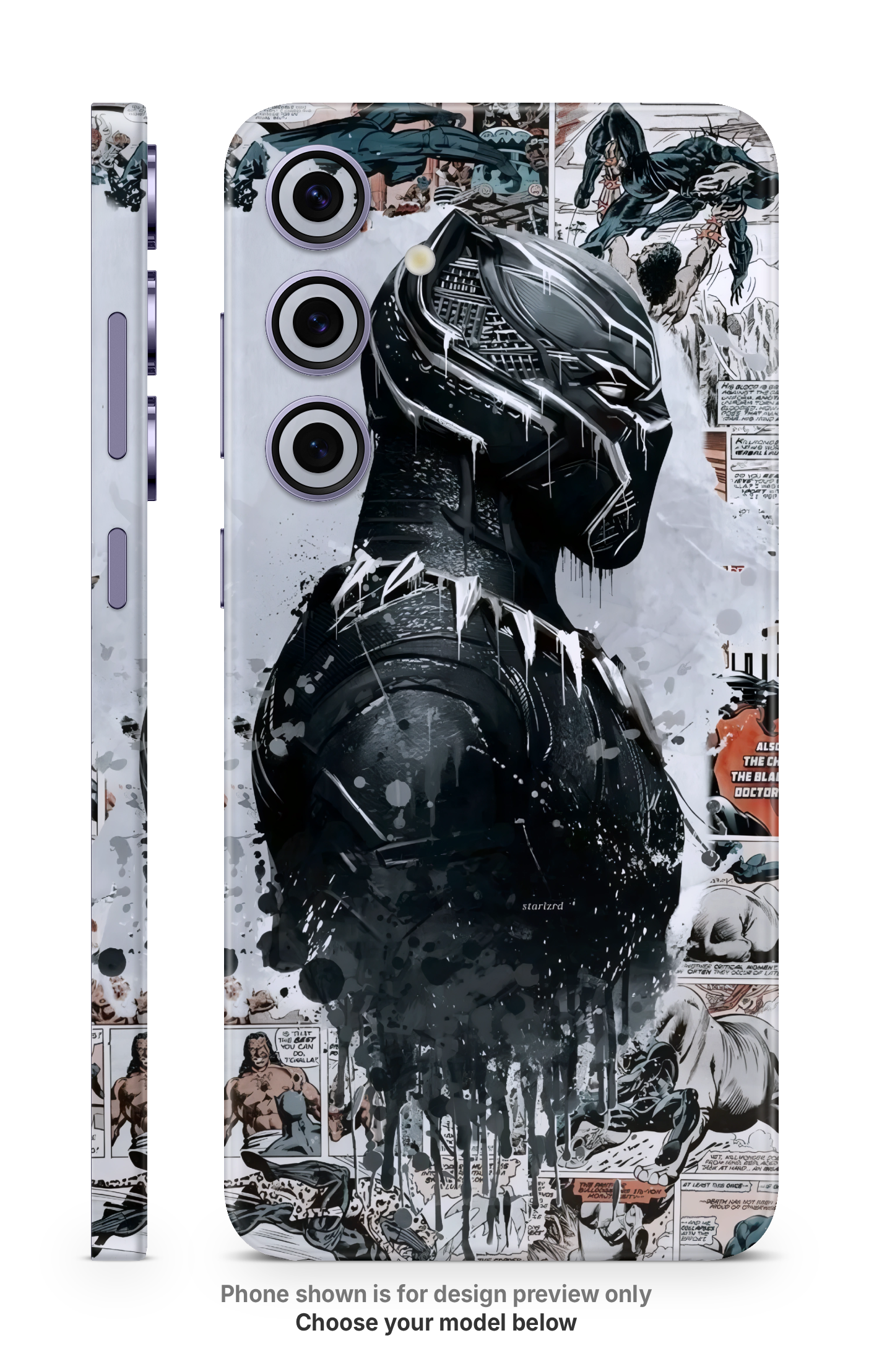 Dark Panther Style Mobile Skin