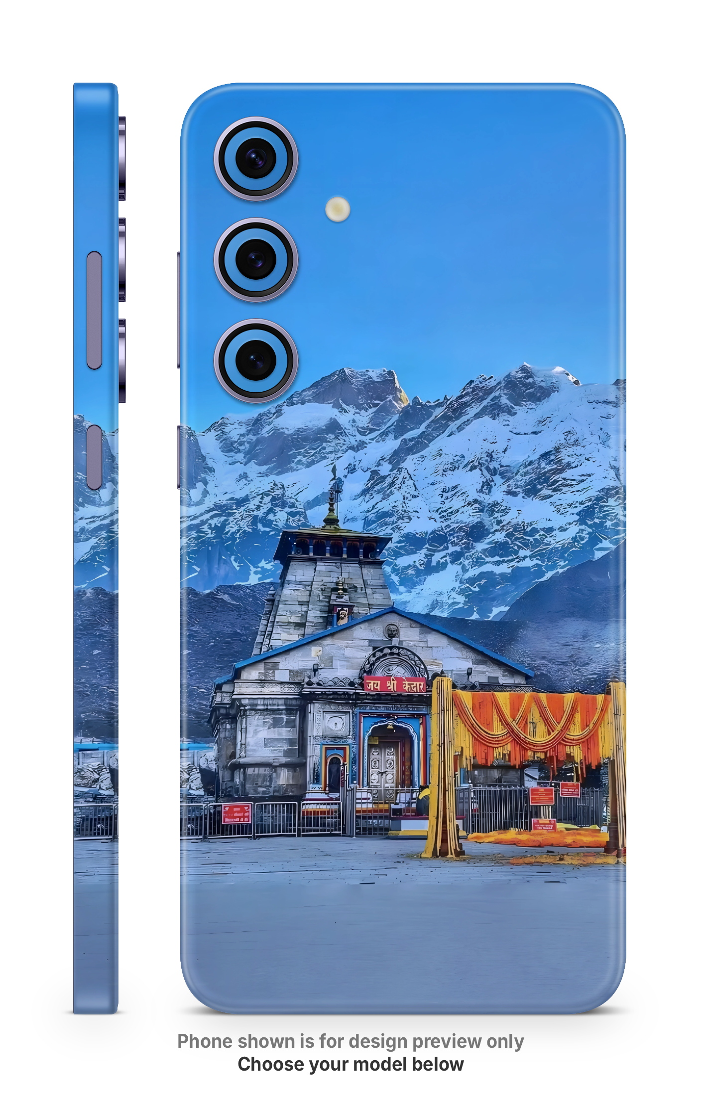 Kedarnath Temple Mobile Skin