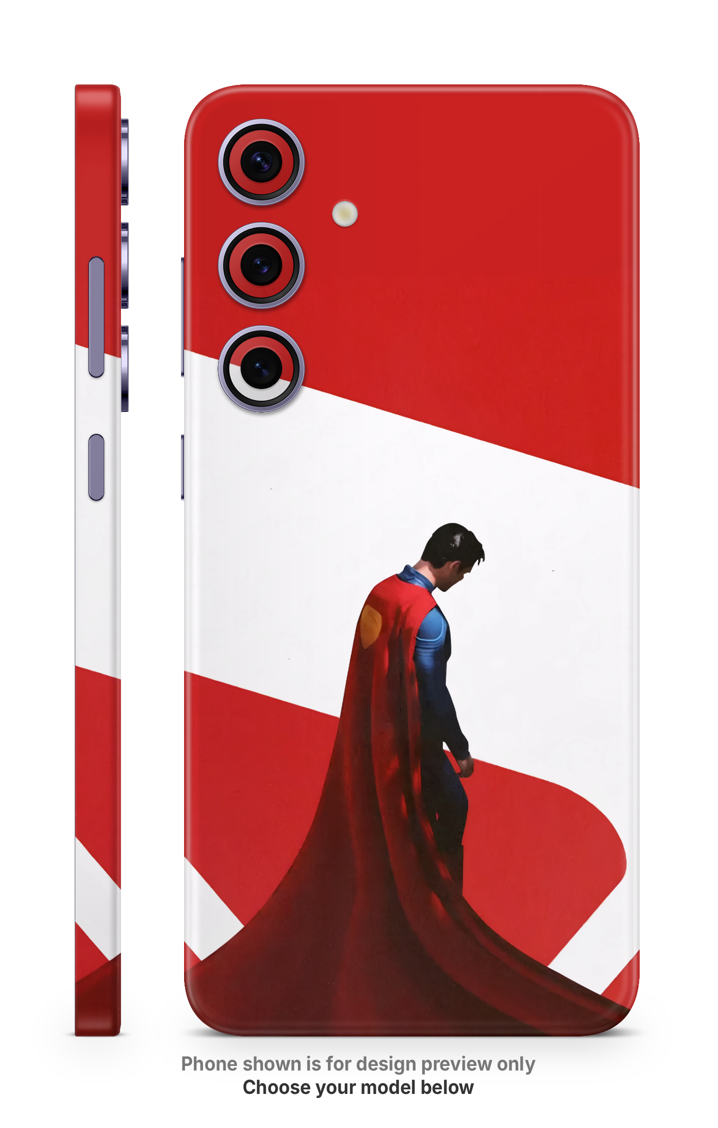 Red Cape Hero Mobile Skin