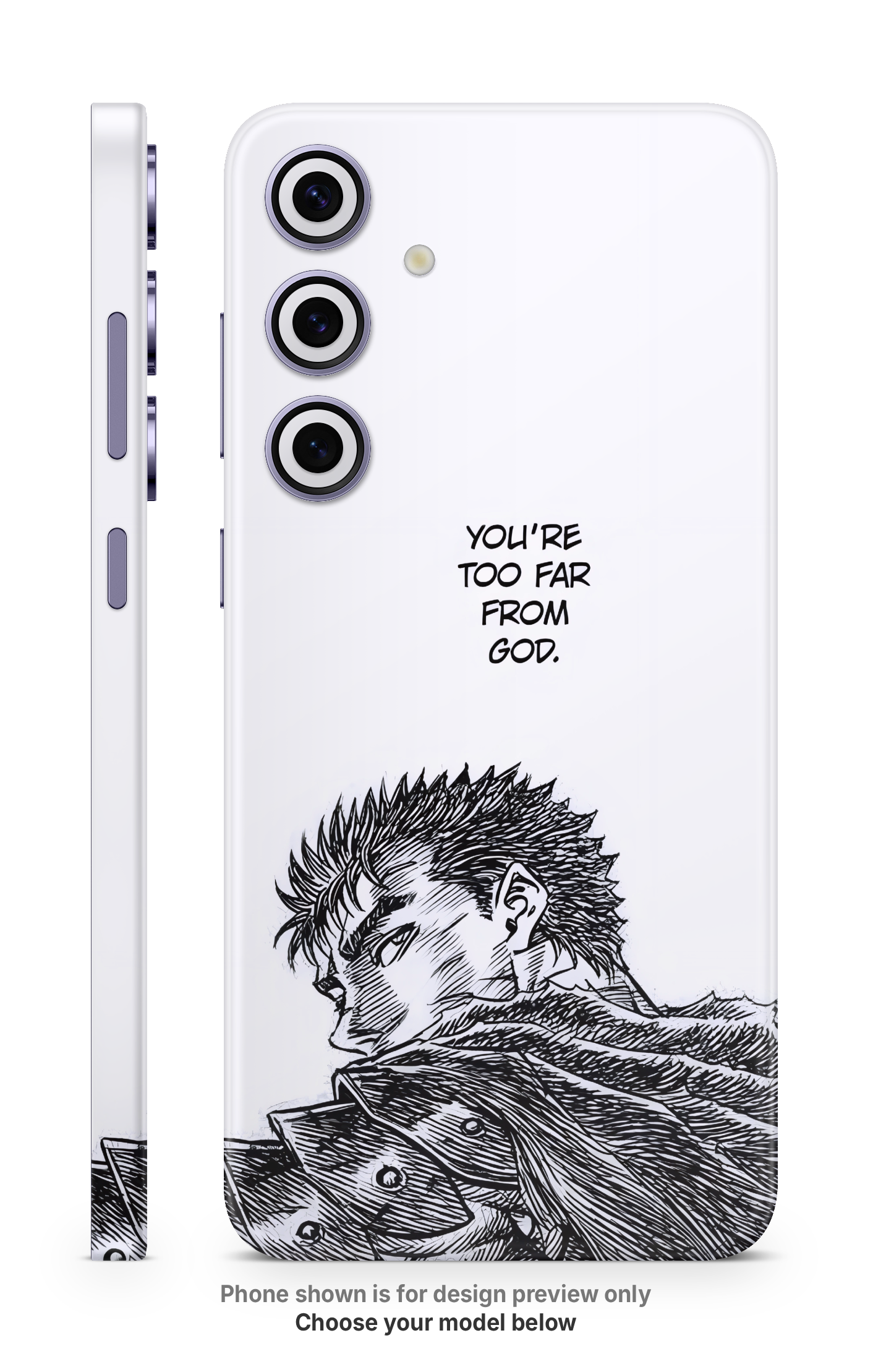 Manga Character Mobile Skin