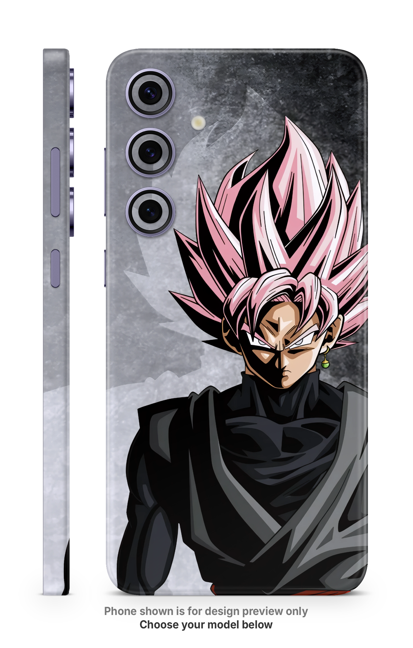 Anime Pink Hair Fighter Mobile Skin
