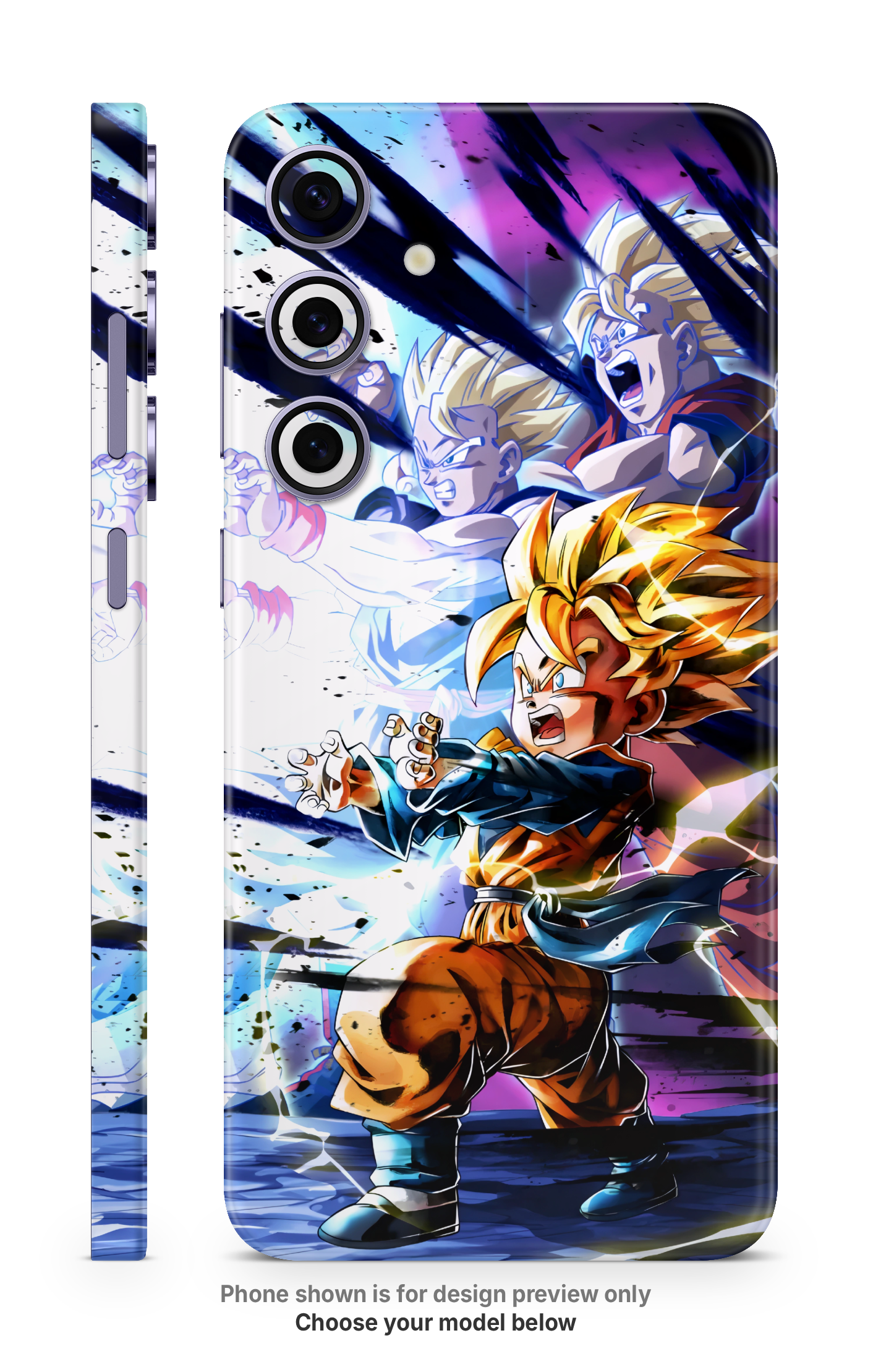 Anime Energy Blast Mobile Skin