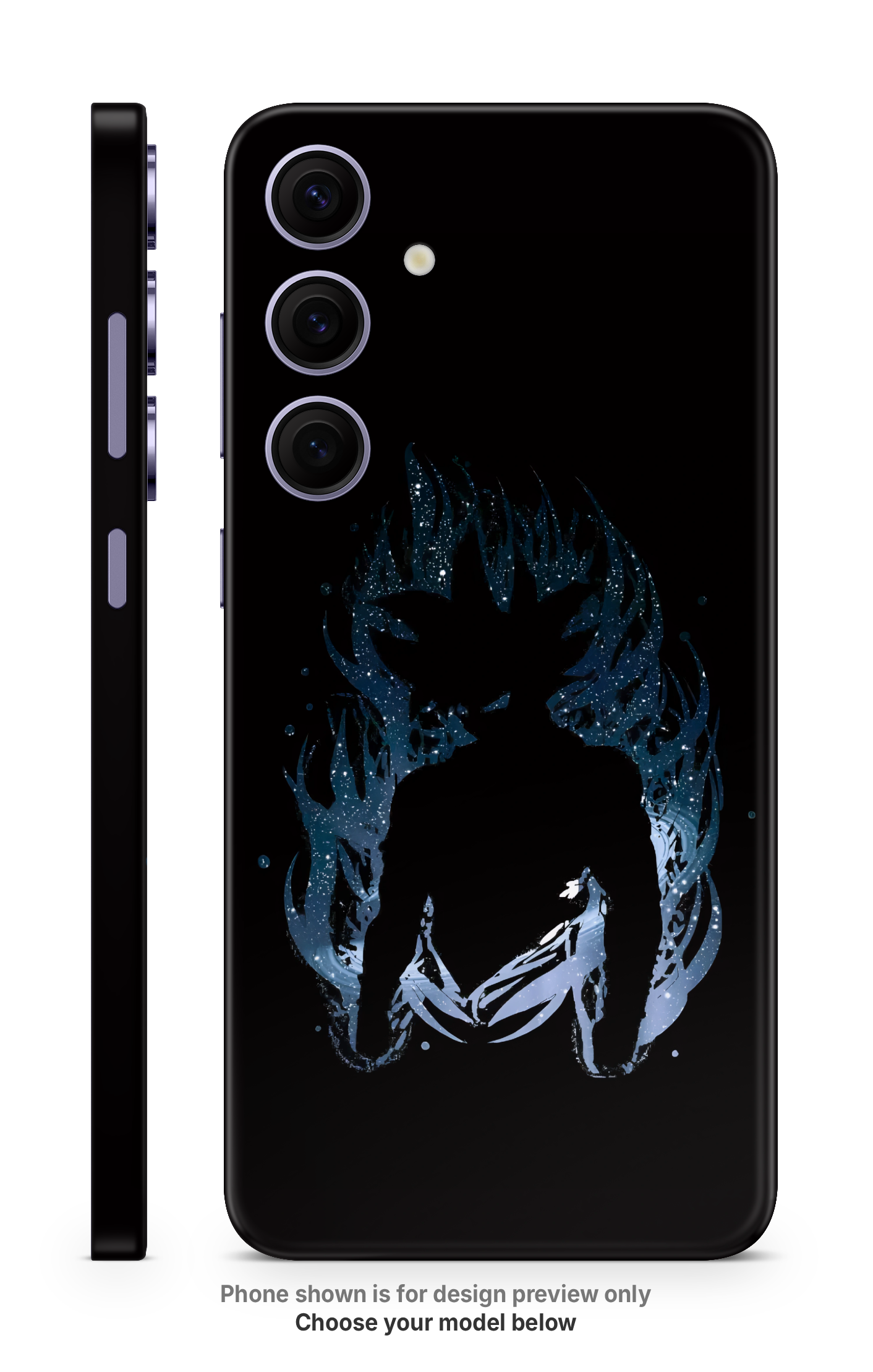 Anime Dark Aura Mobile Skin