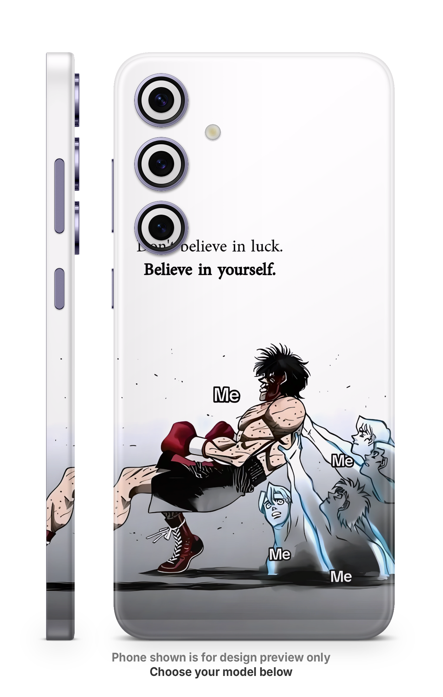 Never Give Up Mobile Skin