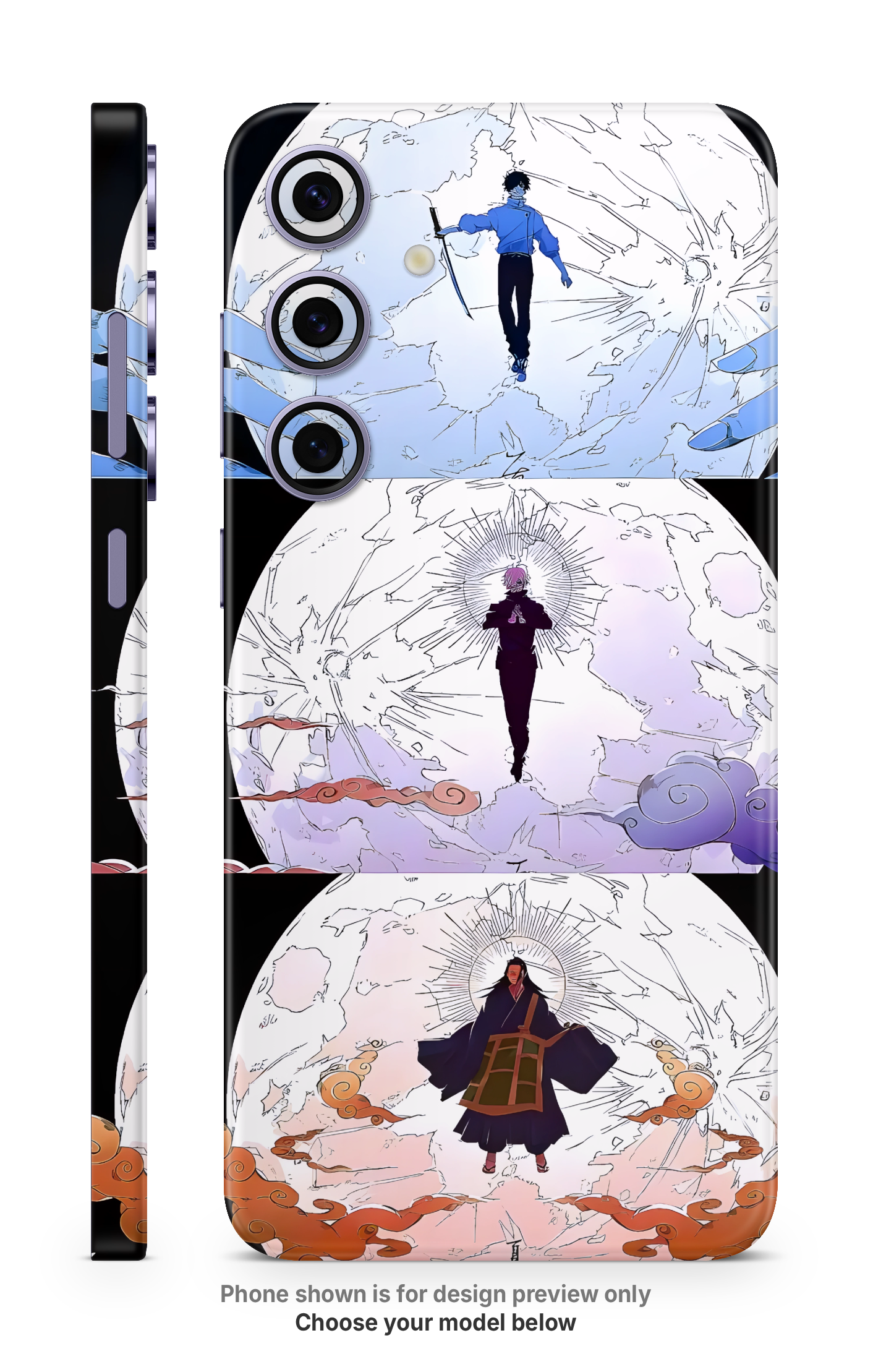 Anime Scene Collage Mobile Skin