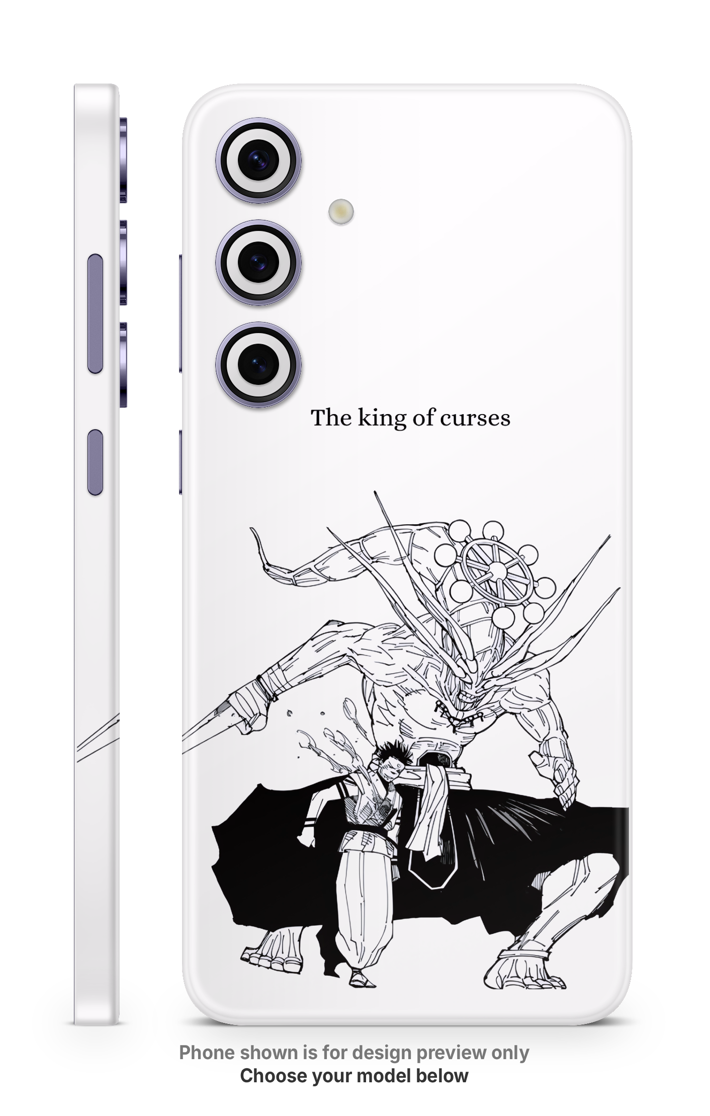 Anime Sketch Warrior Mobile Skin