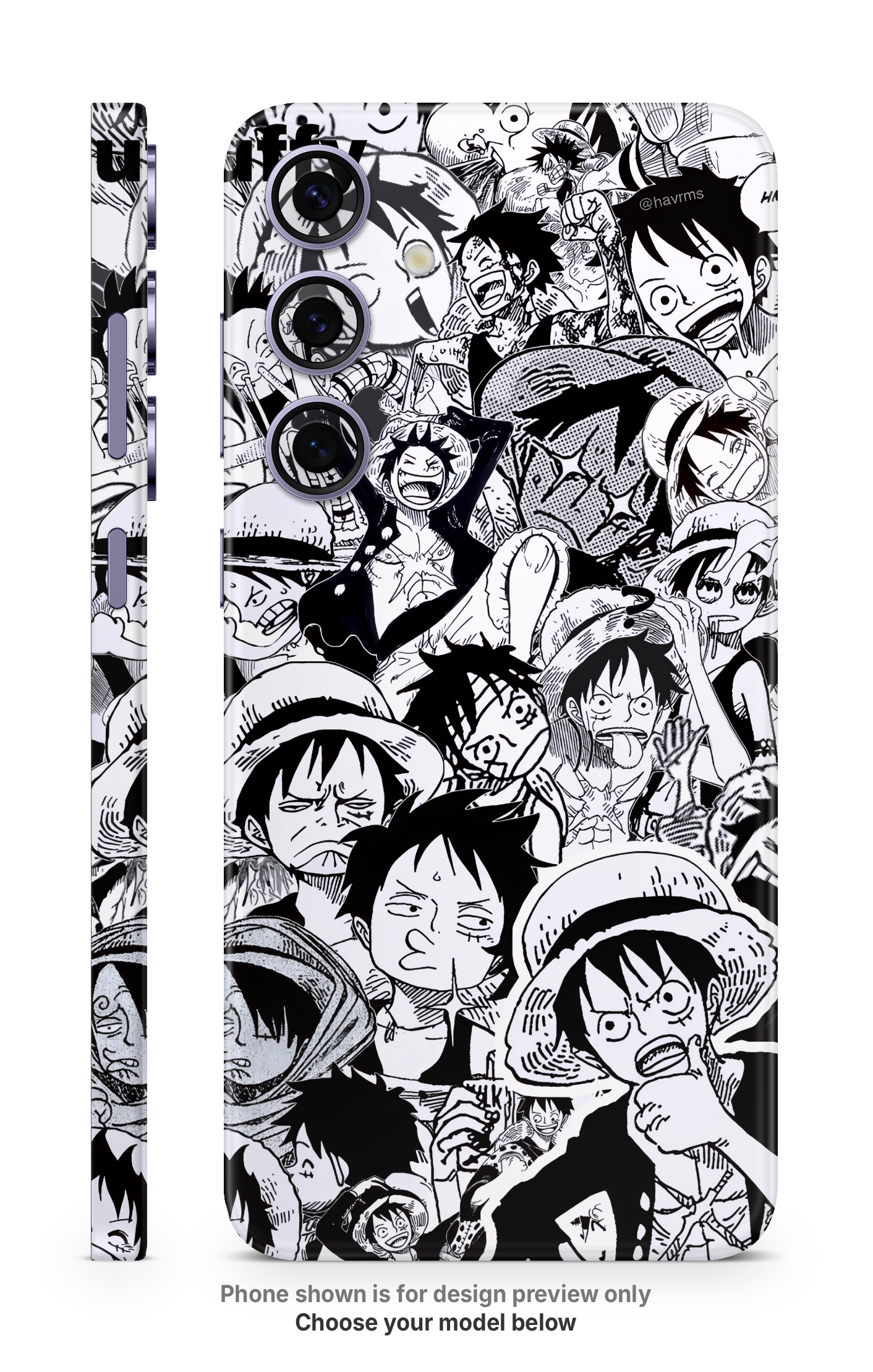 Manga Collage Mobile Skin