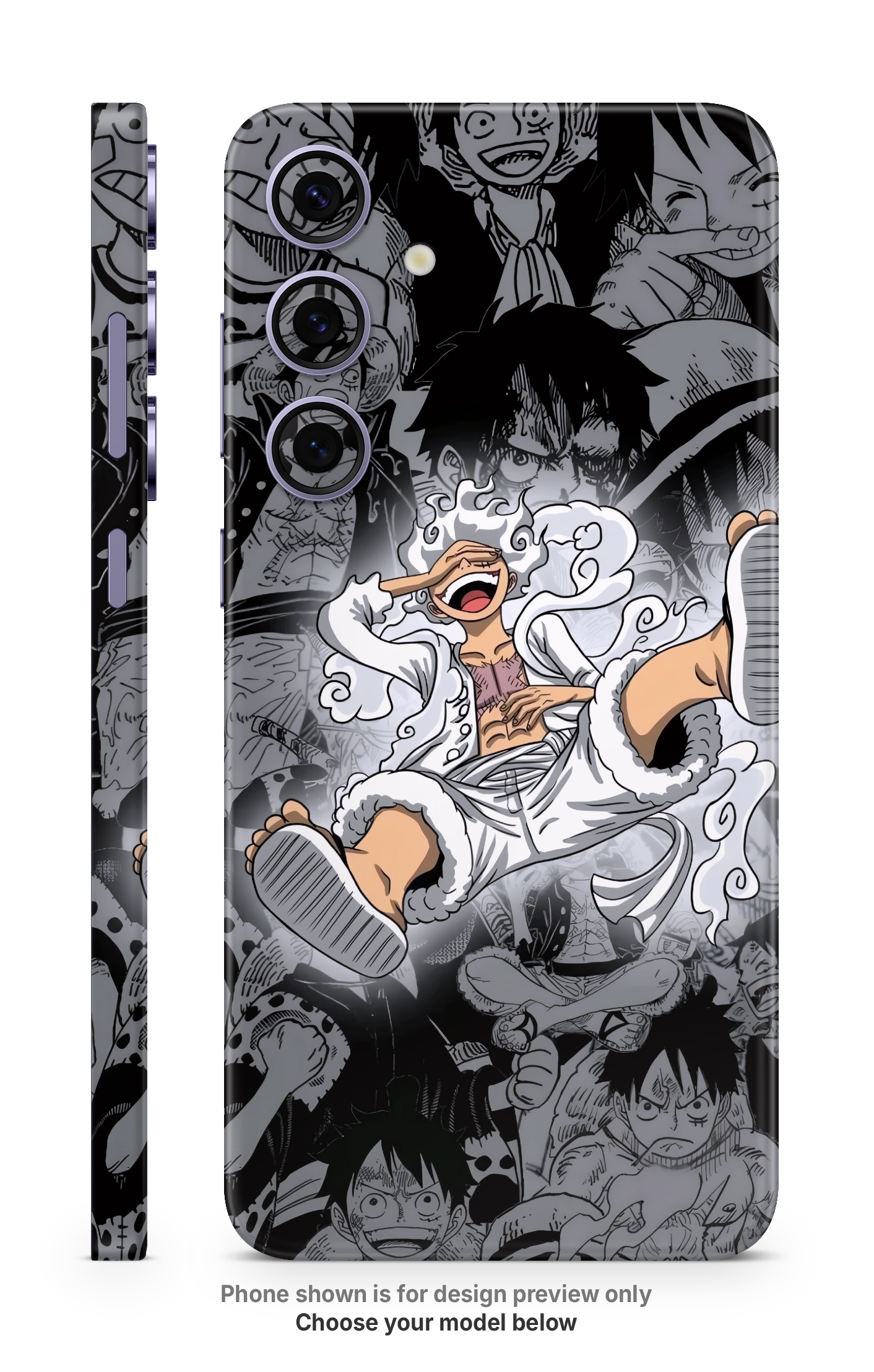 Manga Action Collage Mobile Skin