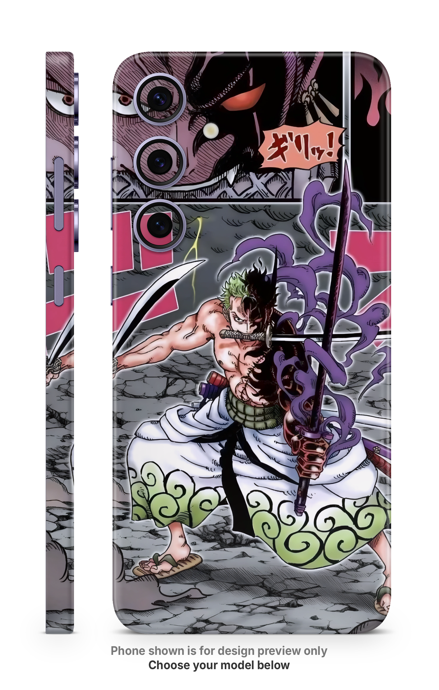 Anime Action Character Mobile Skin