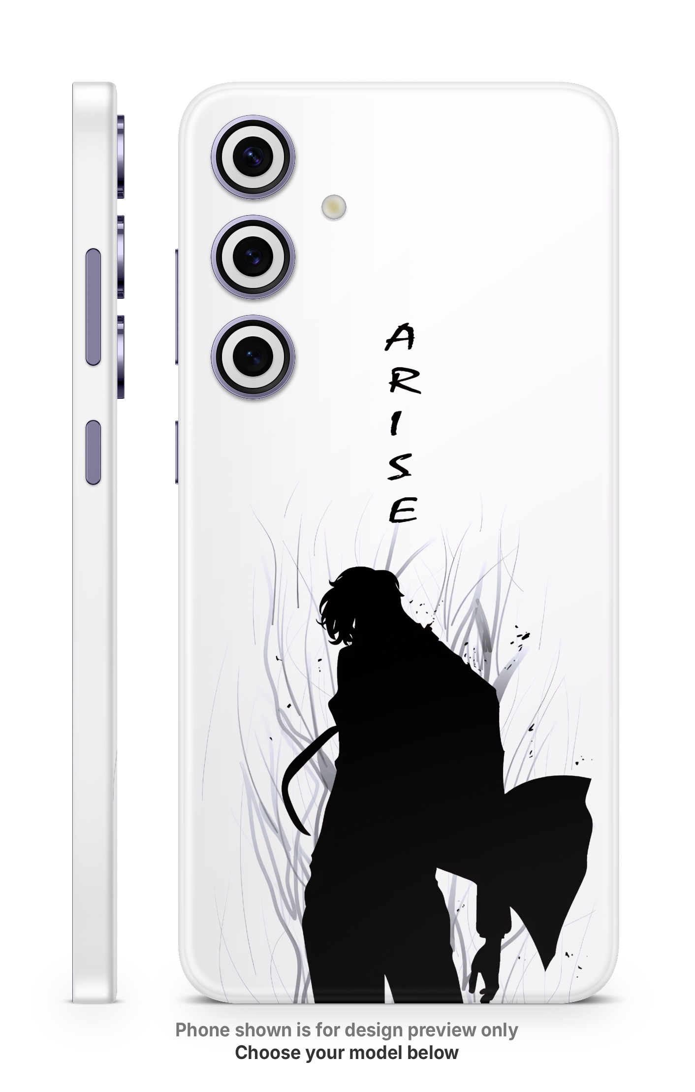 Rise Silhouette Mobile Skin