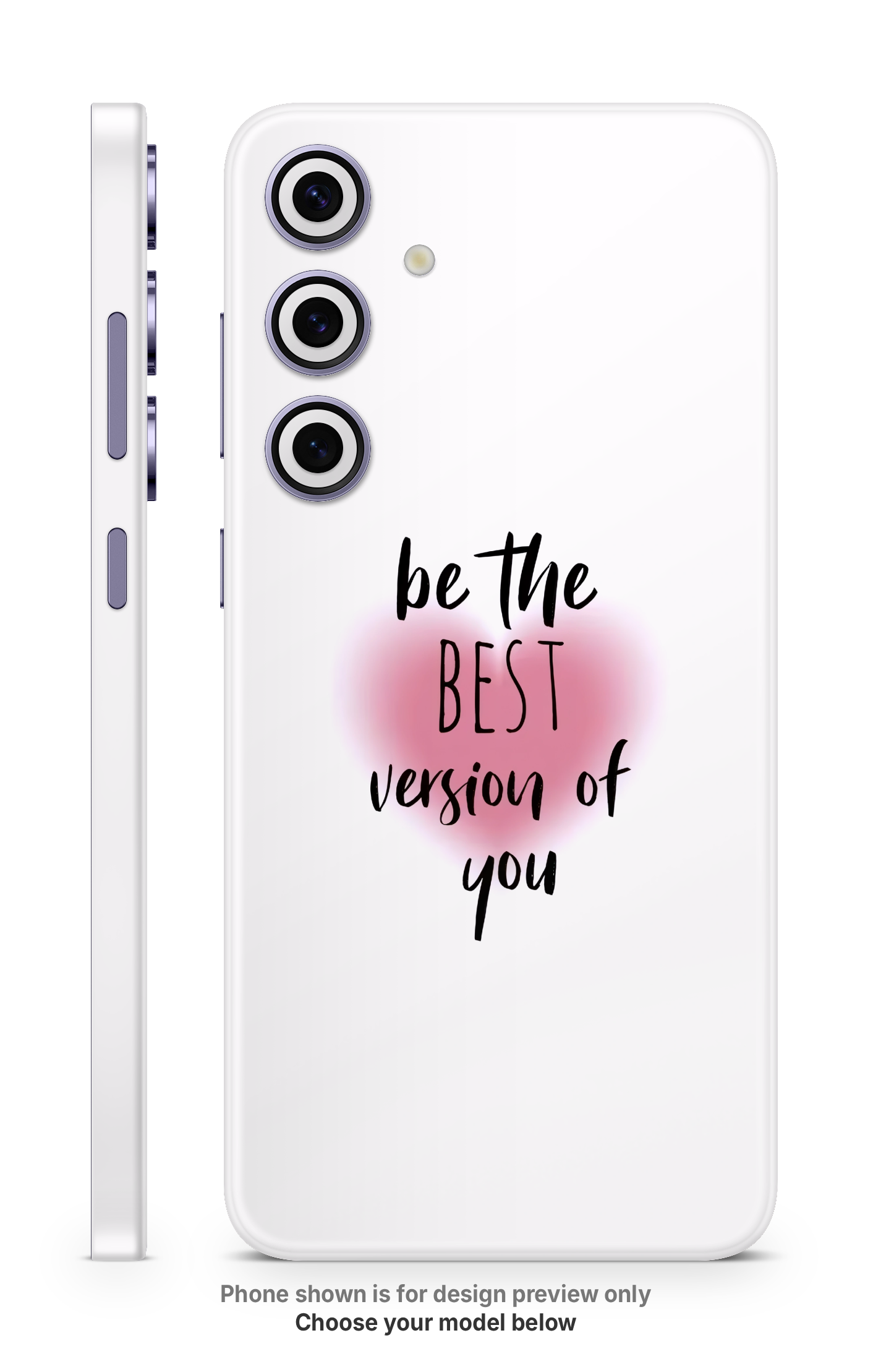 Motivational Quote Mobile Skin