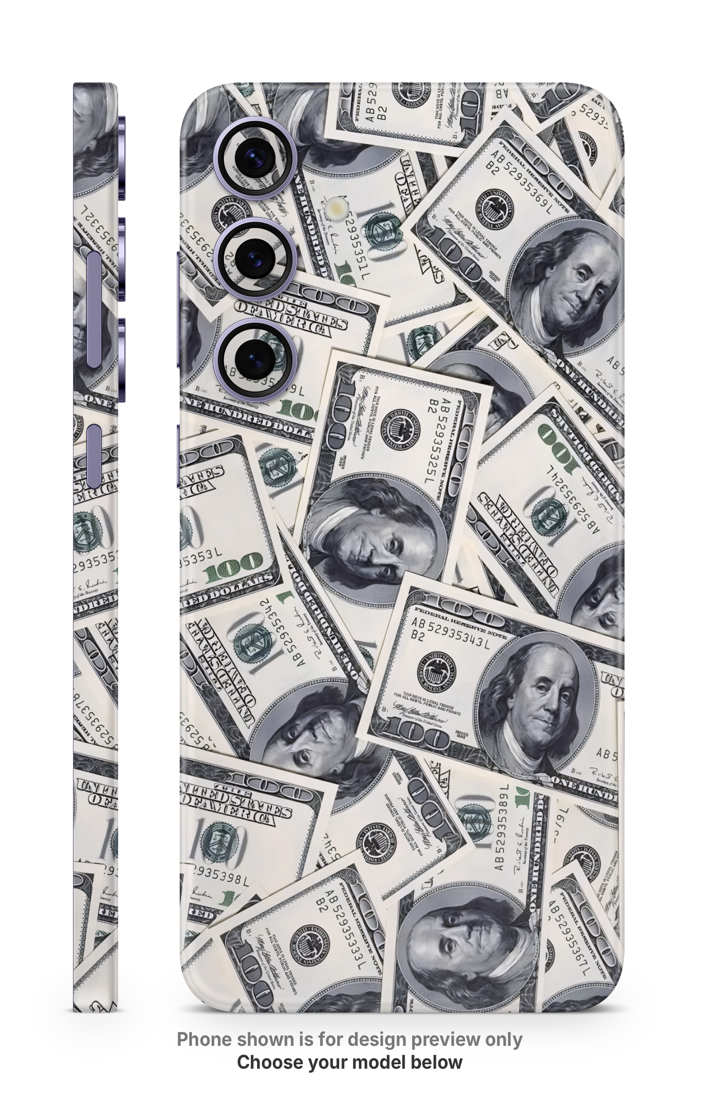Dollar Pattern Mobile Skin