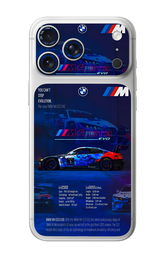 BMW M4 GT3 EVO Camera & Pocket Edition Mobile Skin for iPhone 17 Pro & 17 Pro Max