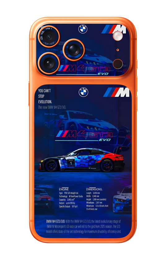 BMW M4 GT3 EVO Camera & Pocket Edition Mobile Skin for iPhone 17 Pro & 17 Pro Max