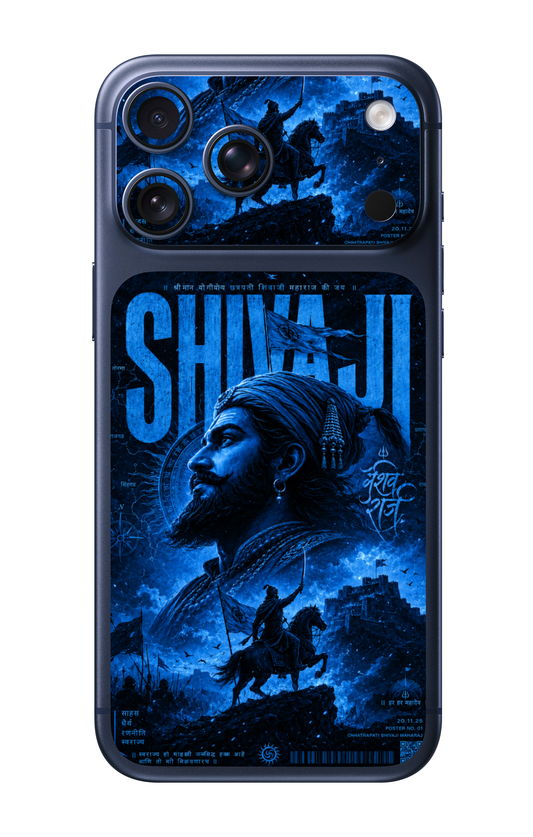 Chhatrapati Shivaji Maharaj Camera & Pocket Edition Mobile Skin for iPhone 17 Pro & 17 Pro Max