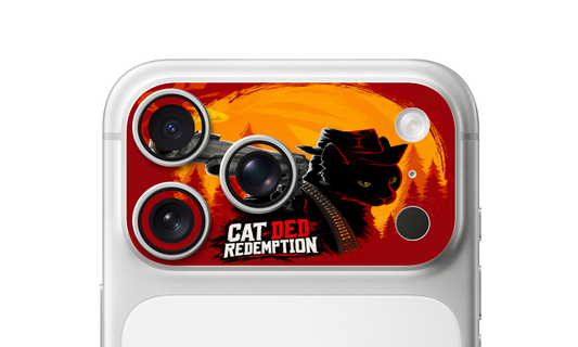 Gunslinger Cat – iPhone 17 Pro & 17 Pro Max Camera Skin