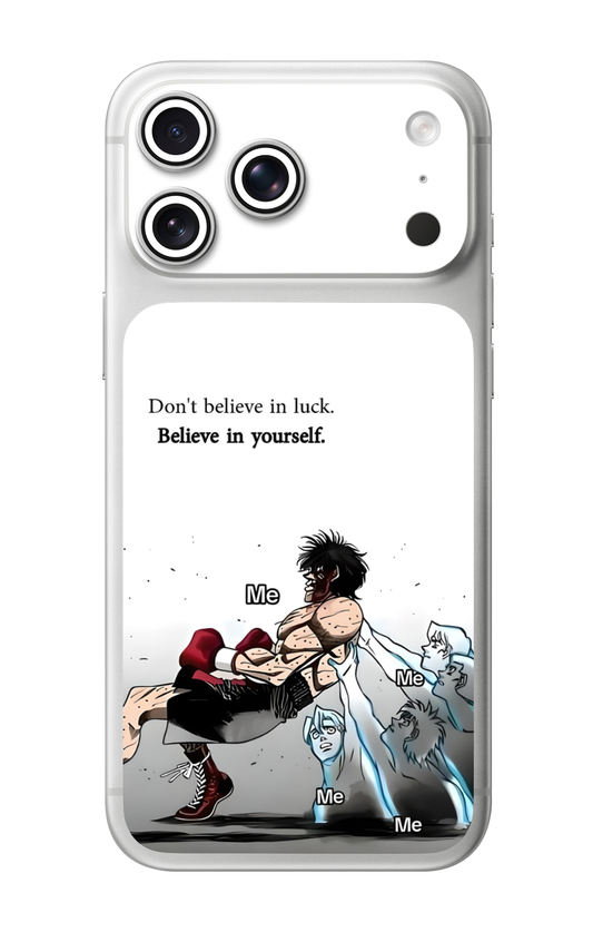 Hajime no Ippo Believe In Yourself Camera & Pocket Edition Mobile Skin for iPhone 17 Pro & 17 Pro Max