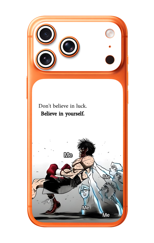 Hajime no Ippo Believe In Yourself Camera & Pocket Edition Mobile Skin for iPhone 17 Pro & 17 Pro Max