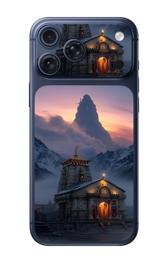 Kedarnath Mahadev Camera & Pocket Edition Mobile Skin for iPhone 17 Pro & 17 Pro Max