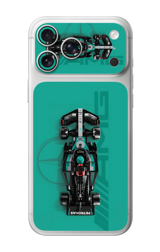 Mercedes AMG Petronas F1 Camera & Pocket Edition Mobile Skin for iPhone 17 Pro & 17 Pro Max
