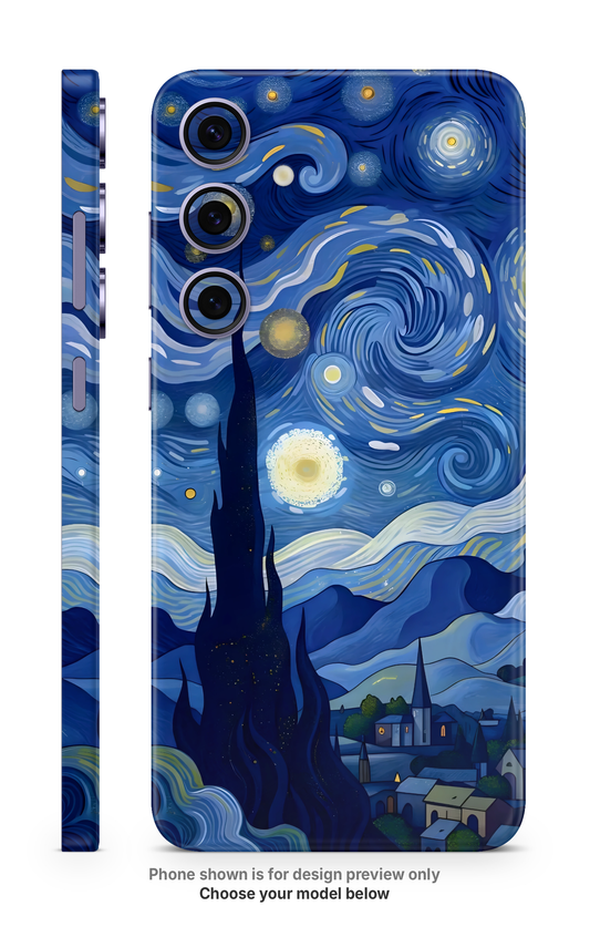 Starry Night Art Mobile Skin