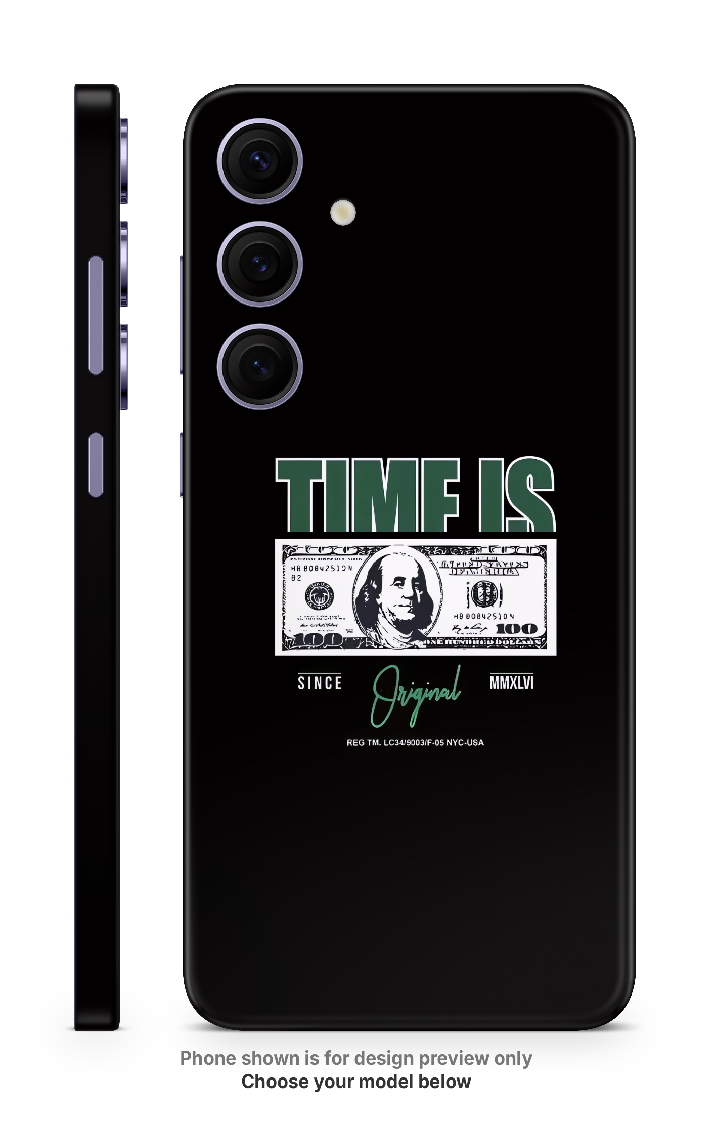 Time Is Money Mobile Skin