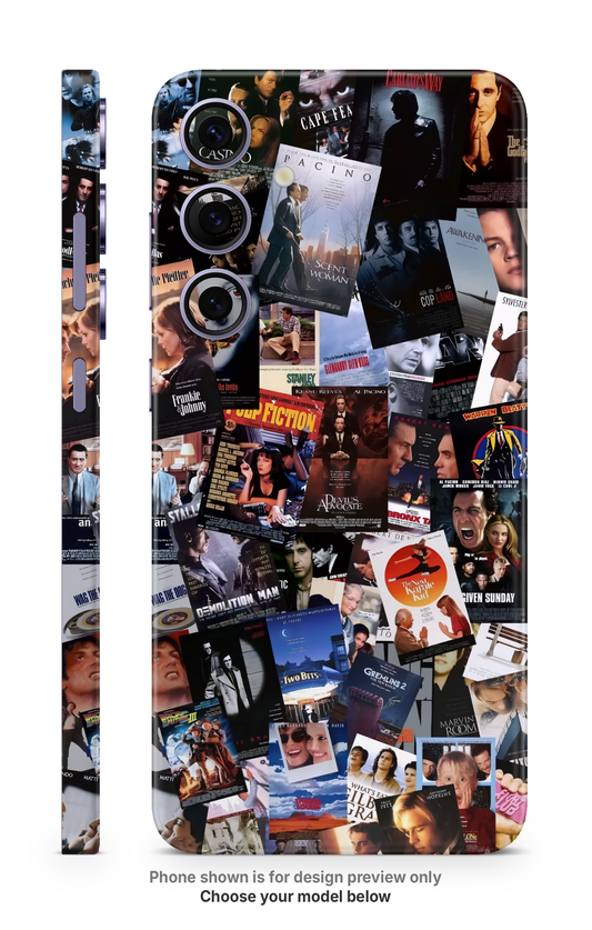 Movie Collage Mobile Skin