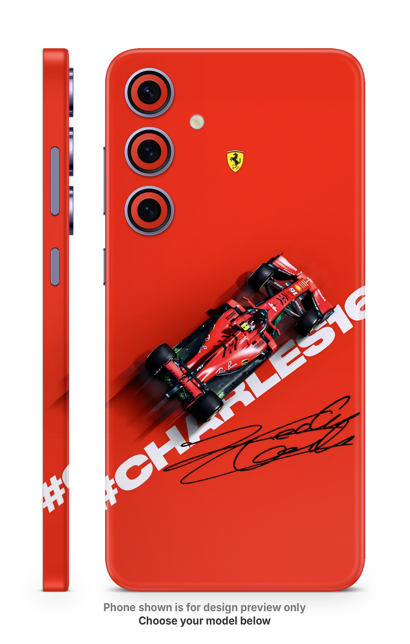 Ferrari F1 Car Mobile Skin