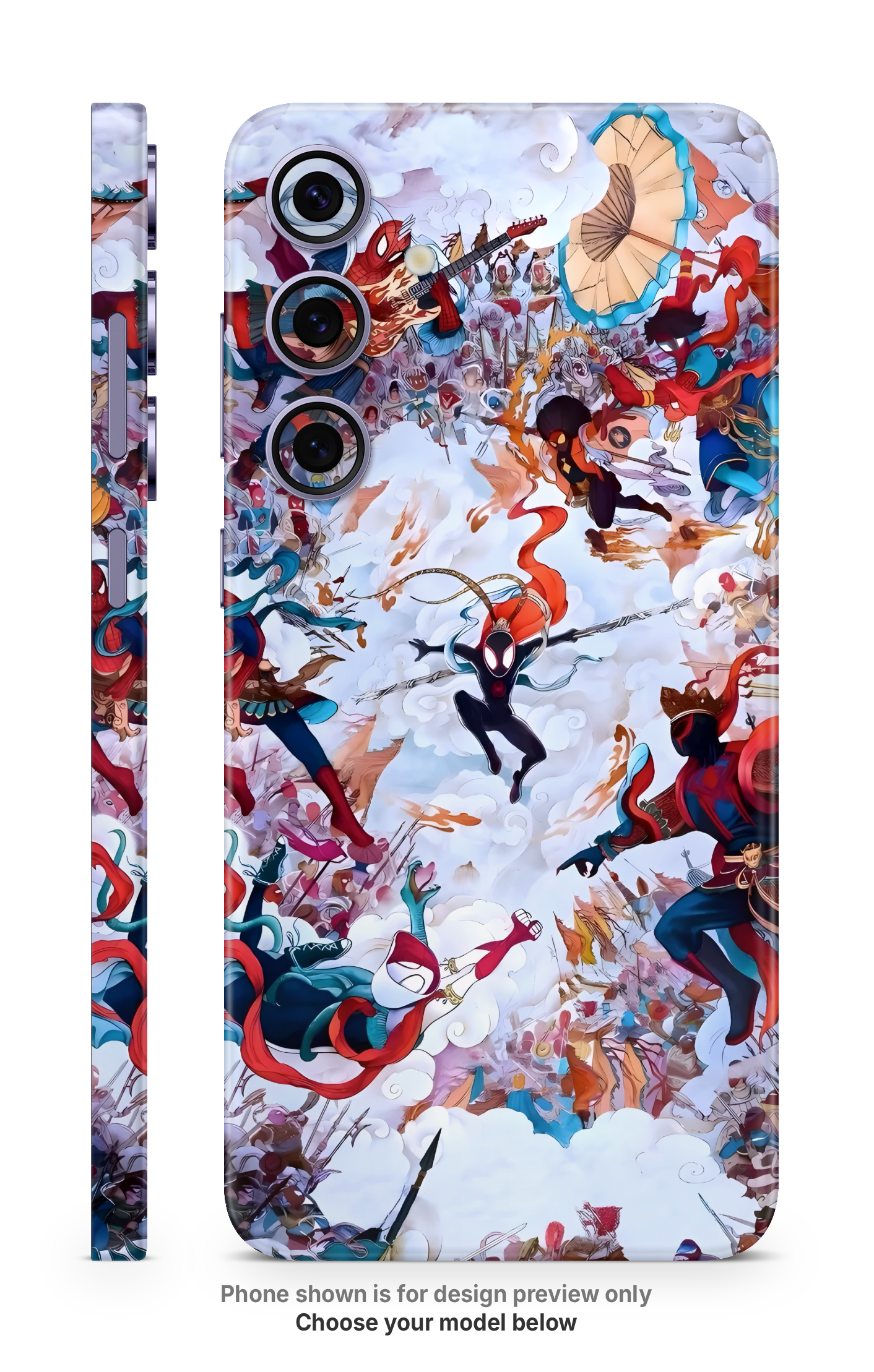 Superhero Action Mobile Skin