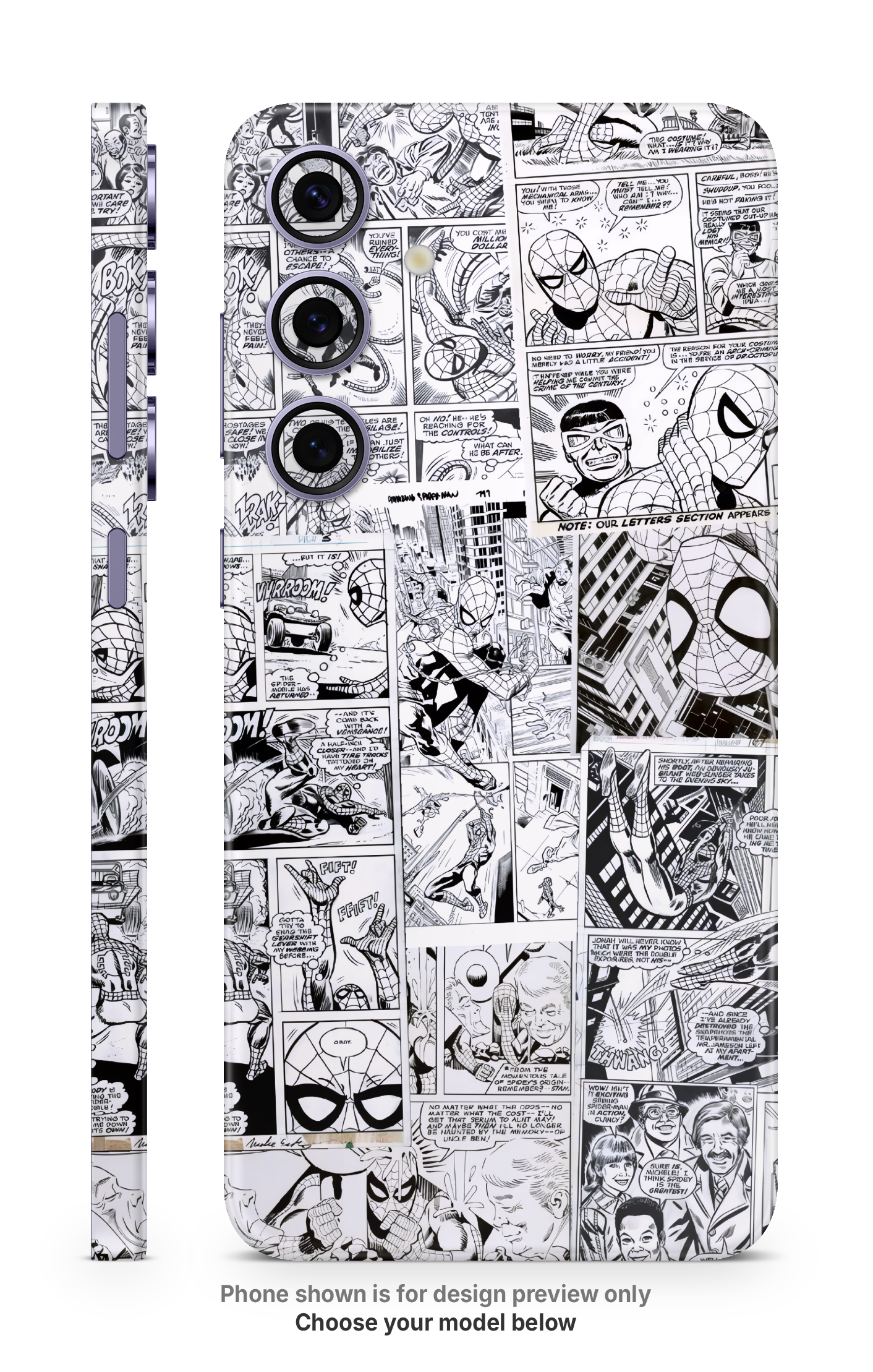 Comic Panel Mobile Skin