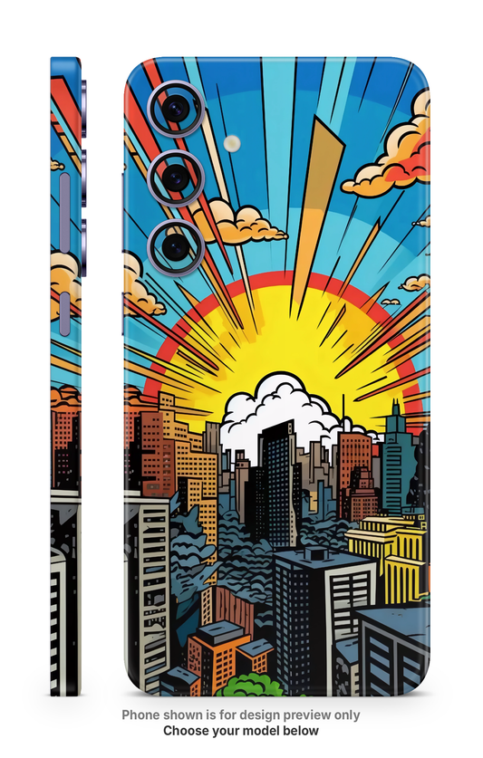 City Pop Art Mobile Skin