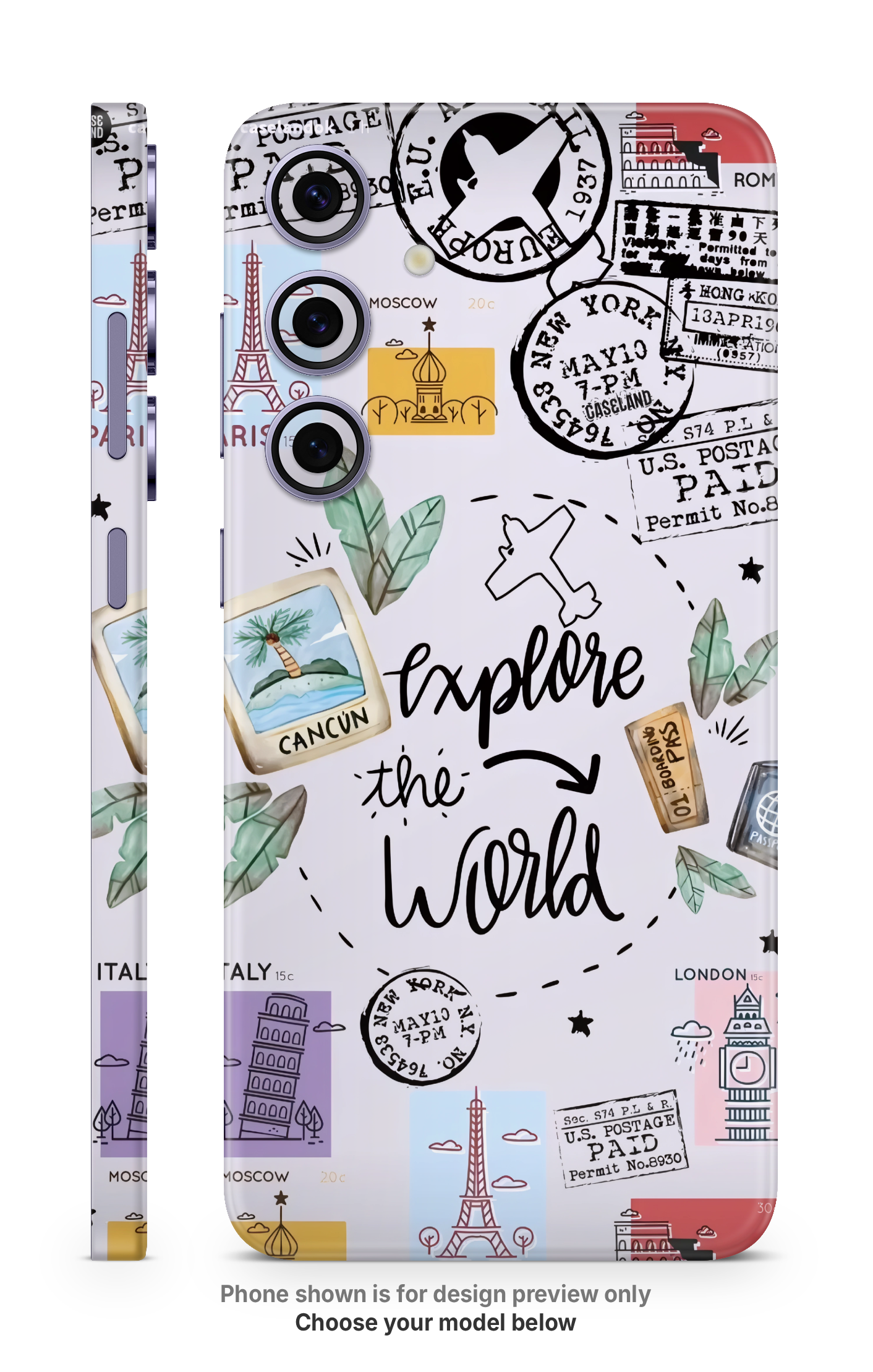 Explore The World Mobile Skin