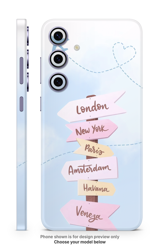 Travel Destinations Mobile Skin