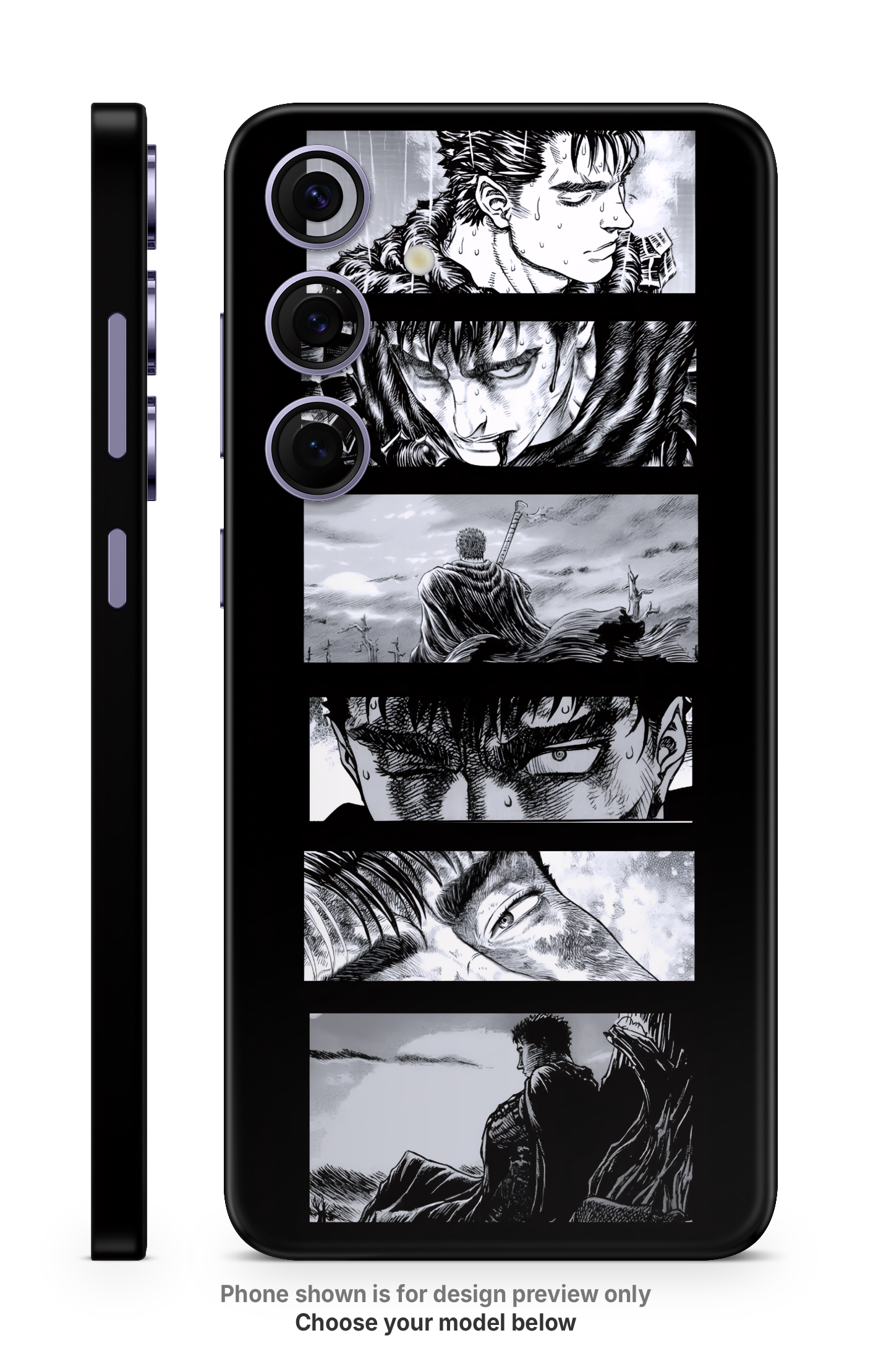 Manga Panel Mobile Skin