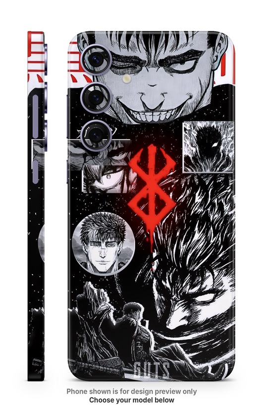 Dark Manga Collage Mobile Skin