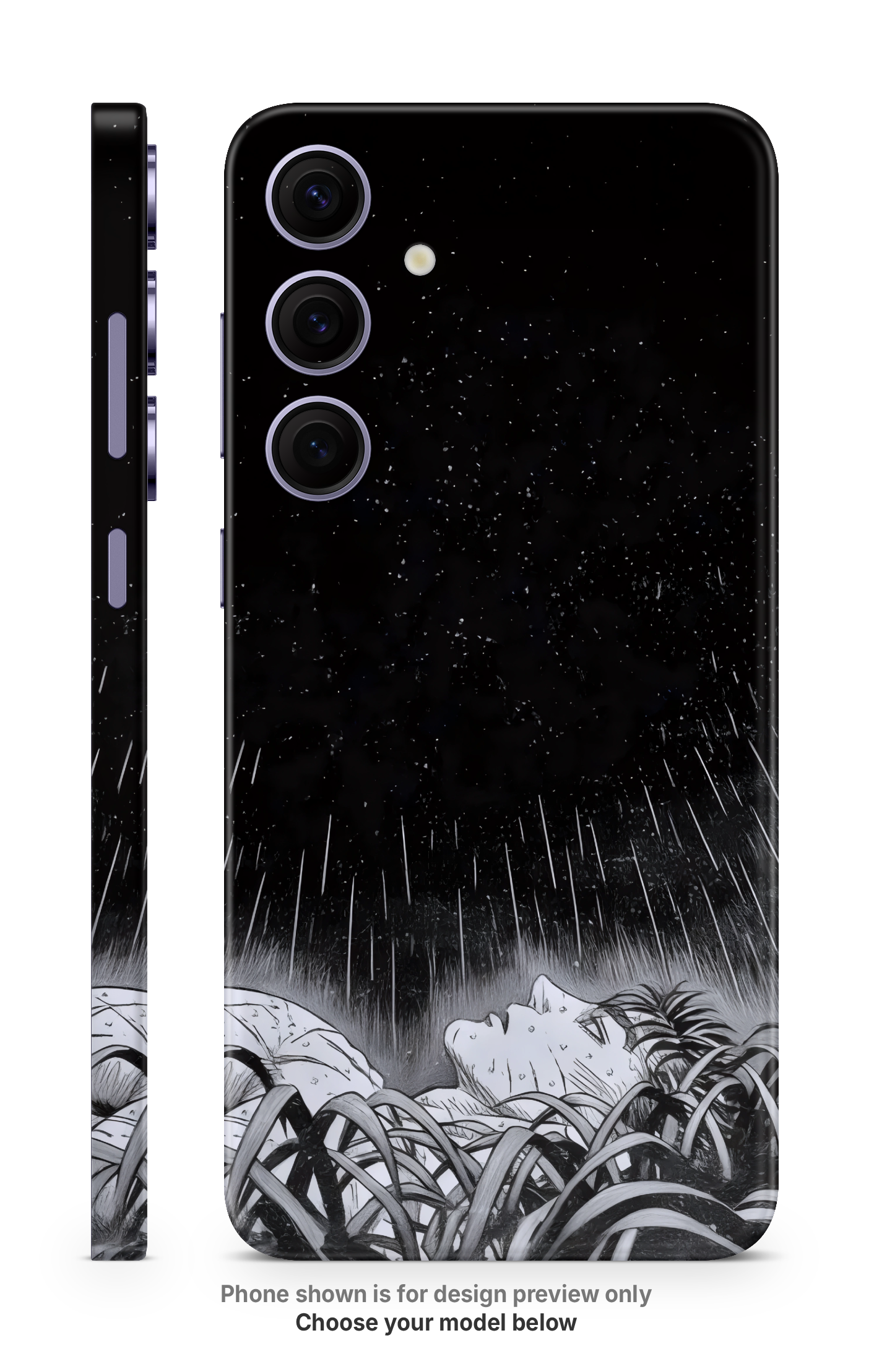 Rain Manga Mobile Skin