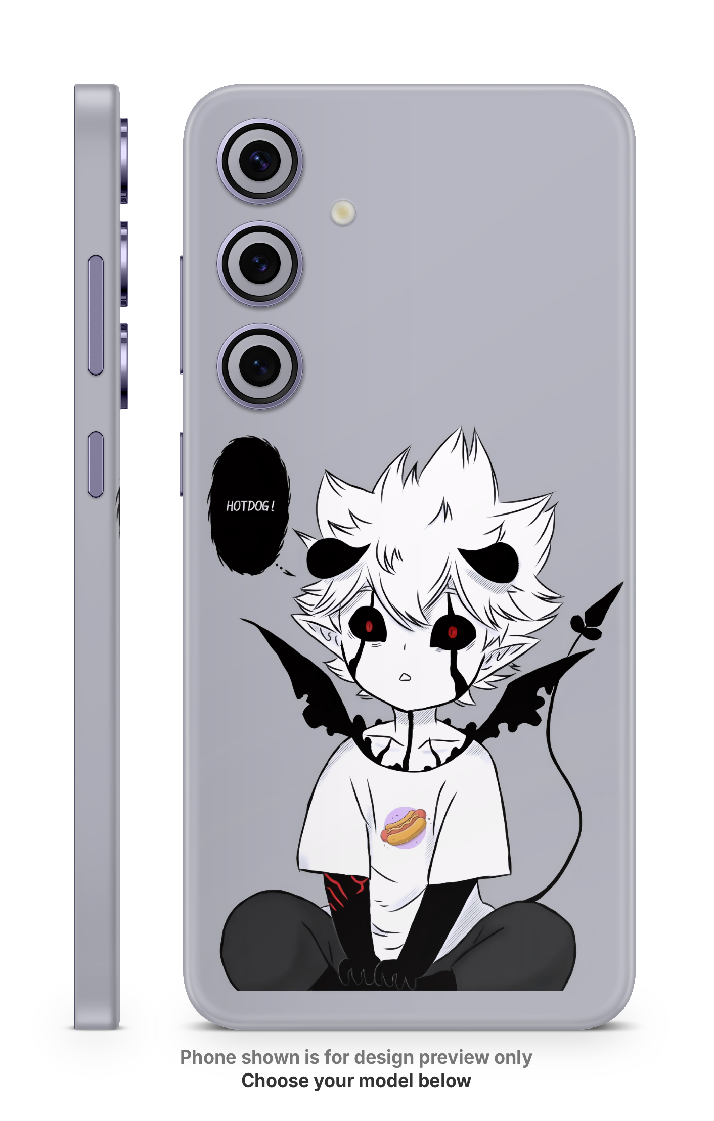 Cute Anime Character Mobile Skin
