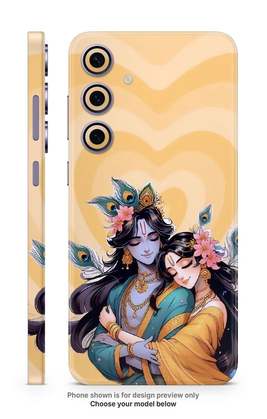 Radha Krishna Love Art Mobile Skin