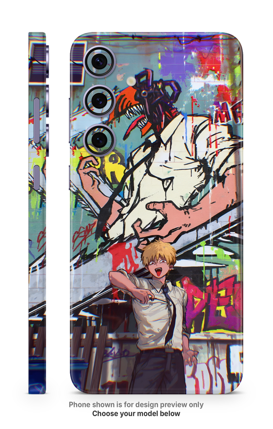 Anime Action Collage Mobile Skin