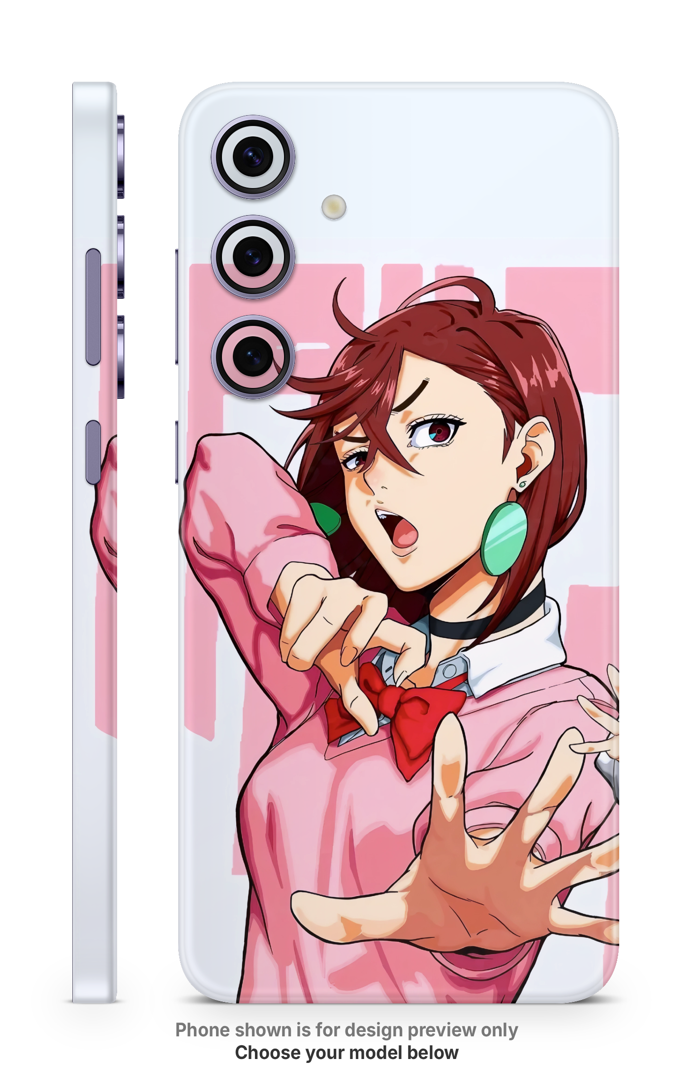 Anime Girl Mobile Skin