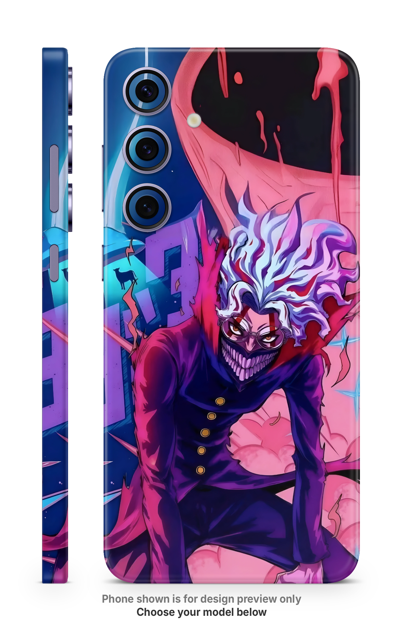 Anime Demon Character Mobile Skin