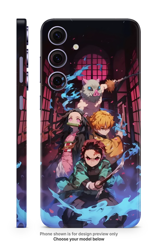 Anime Team Poster Mobile Skin