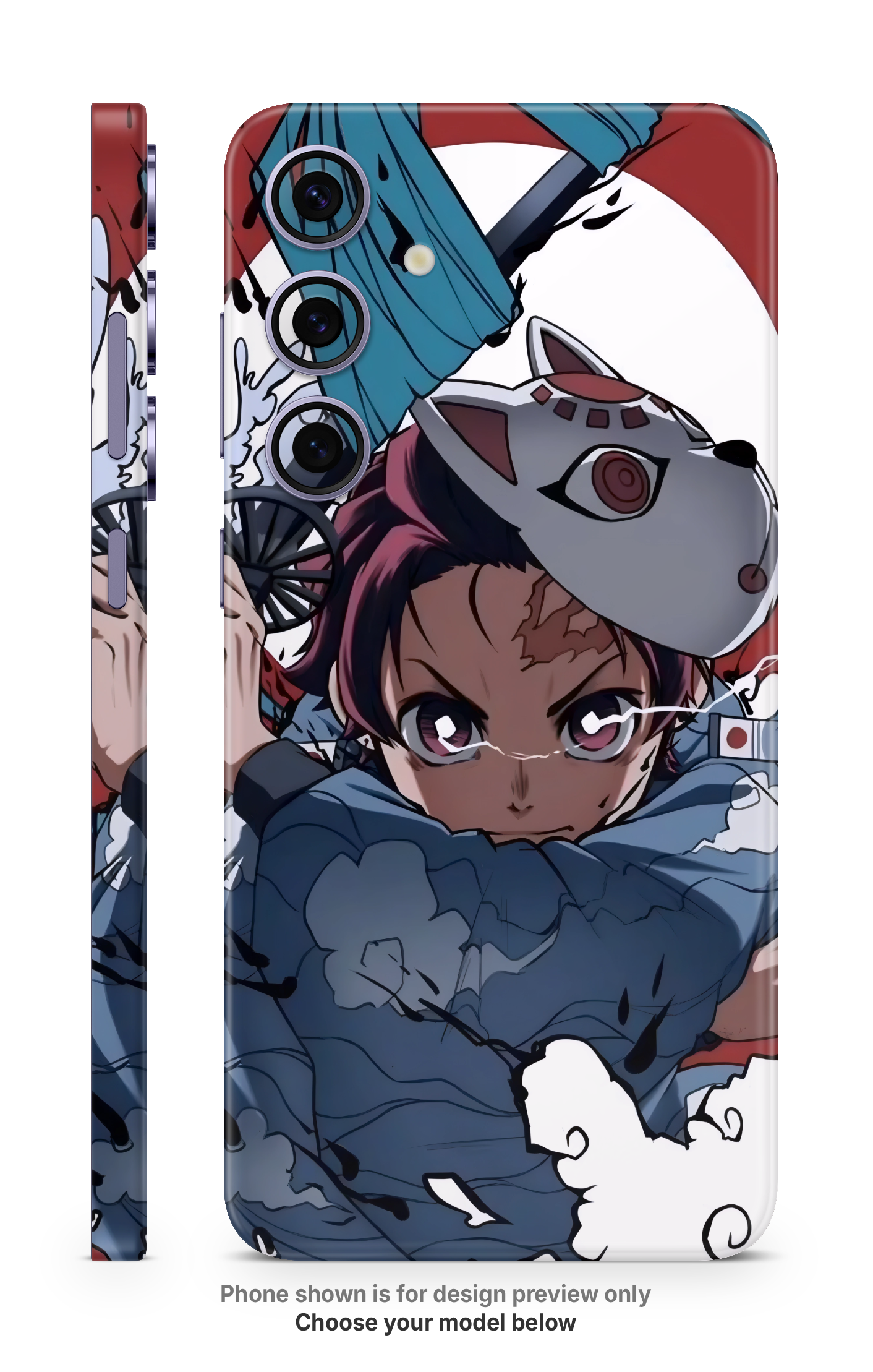 Anime Kid Warrior Mobile Skin